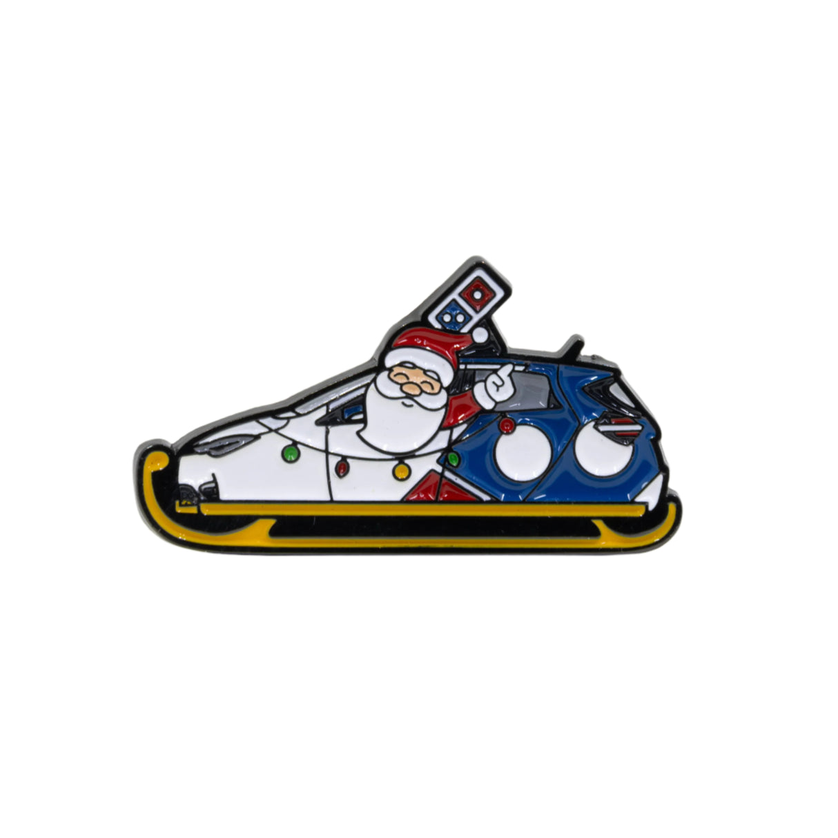 Santa’s Sleigh - Enamel Pin