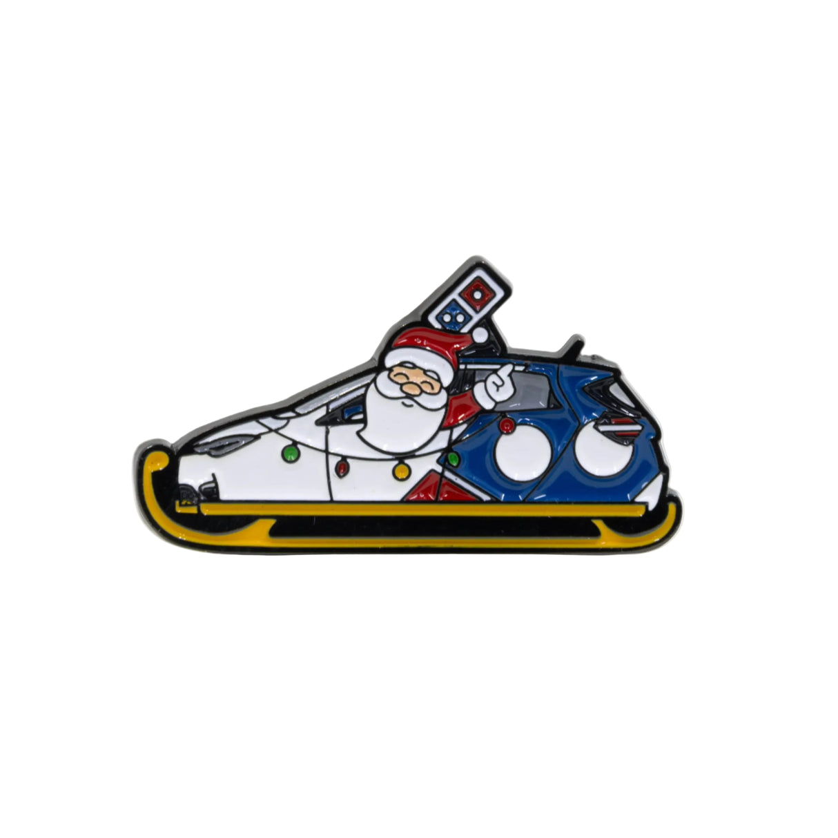 Santa’s Sleigh - Enamel Pin