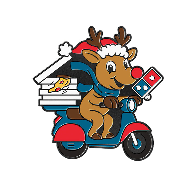 Scootin Rudolph - Enamel Pin