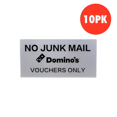 Letterbox Sign - Small (10pk)