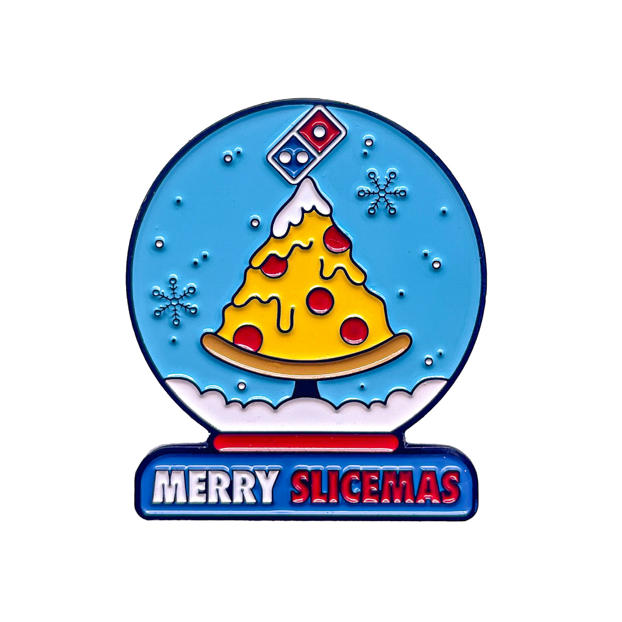 Slice Snowglobe - Enamel Pin