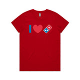 I ❤️ 🍕 - Ladies Tee