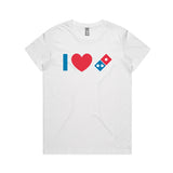 I ❤️ 🍕 - Ladies Tee